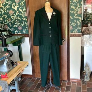 German Wool Lined Pantsuit Size M